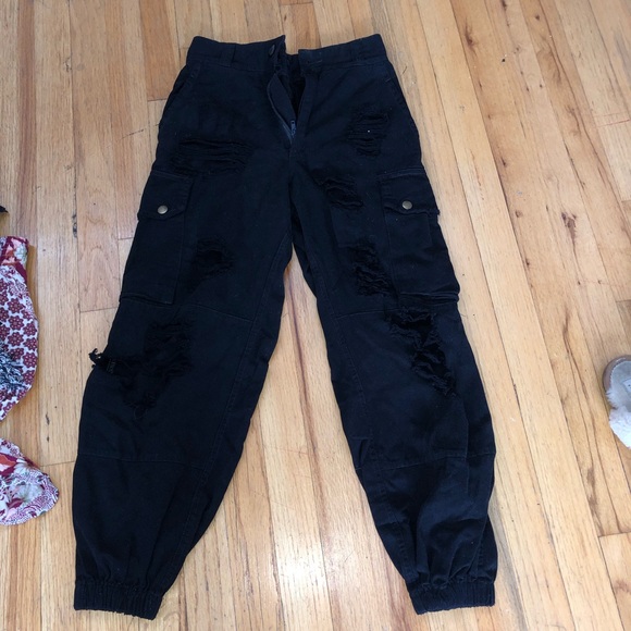 LF Never been work ripped cargo/utility pants - Picture 2 of 3
